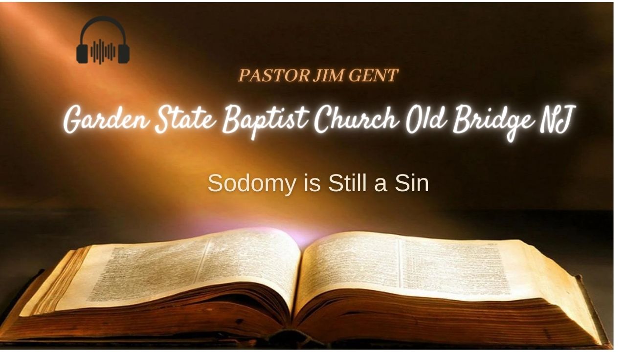 Sodomy is Still a Sin